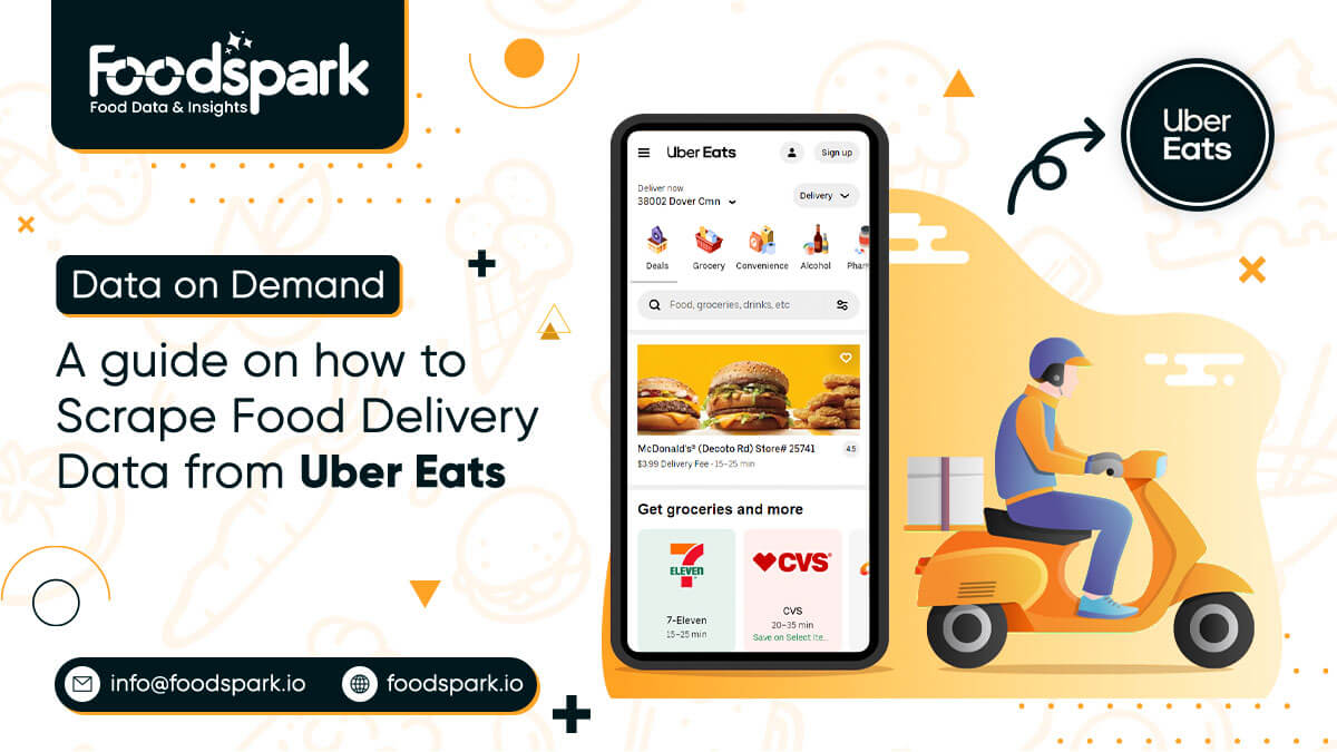 Data on Demand: A guide on how to Scrape Food Delivery Data from Uber Eats