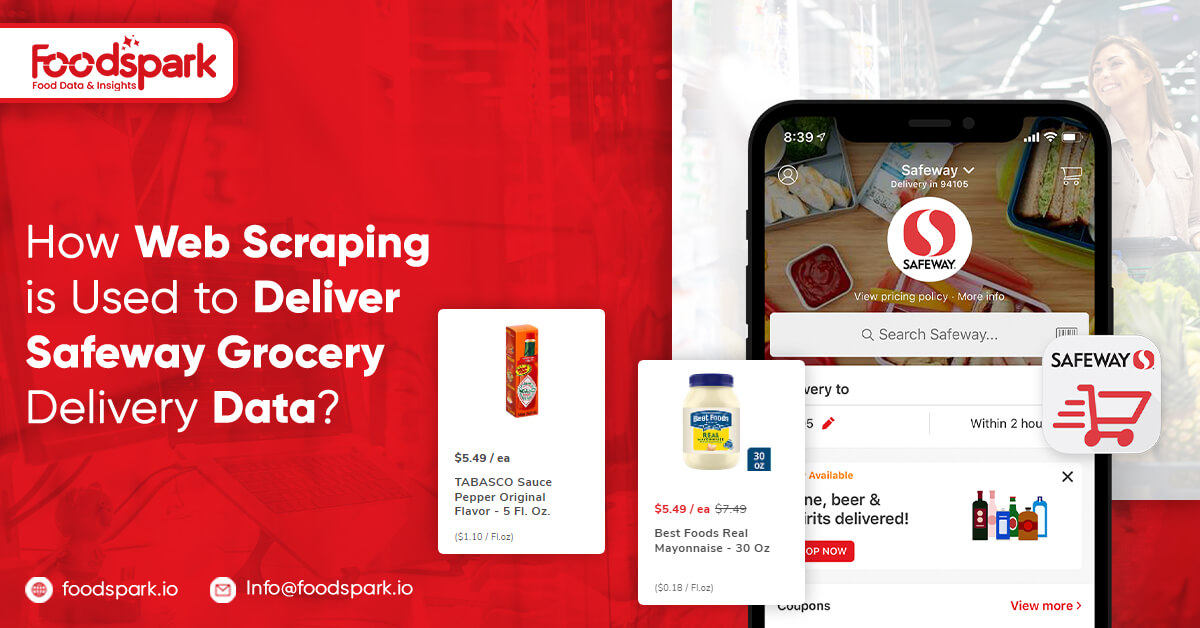 How Web Scraping is Used to Deliver Safeway Grocery Delivery Data?
