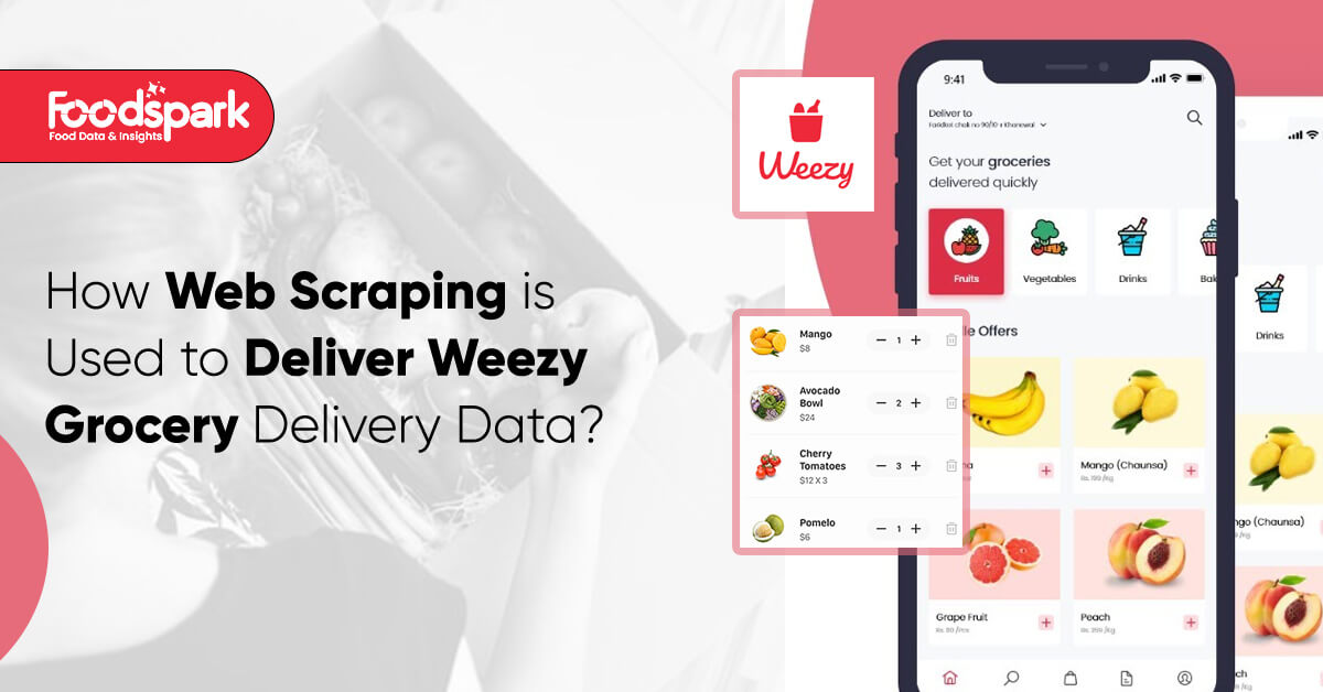 How Web Scraping is Used to Deliver Weezy Grocery Delivery Data?