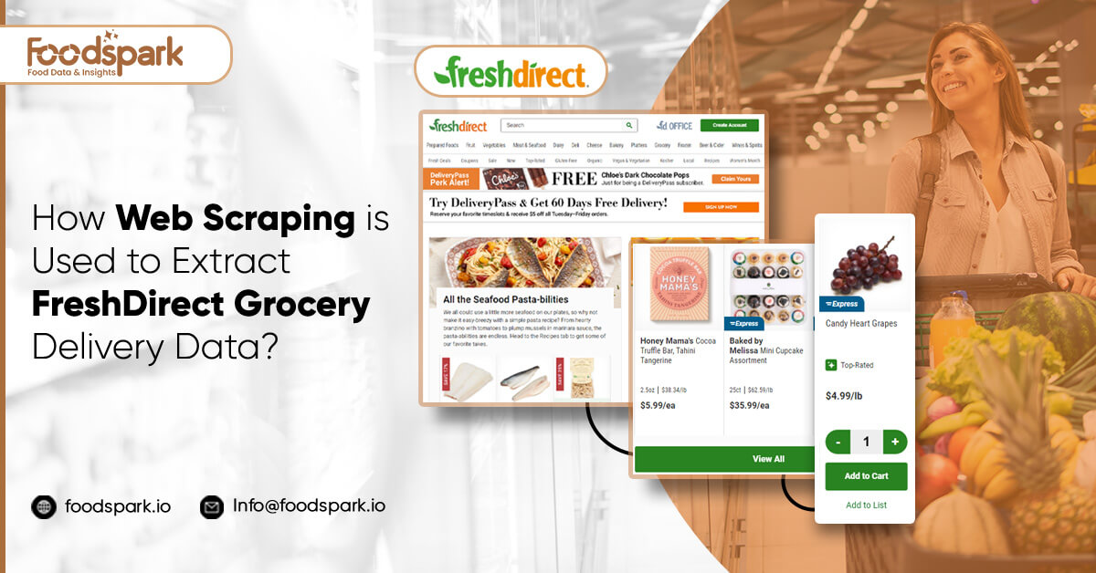 How Web Scraping is Used to Extract FreshDirect Grocery Delivery Data?