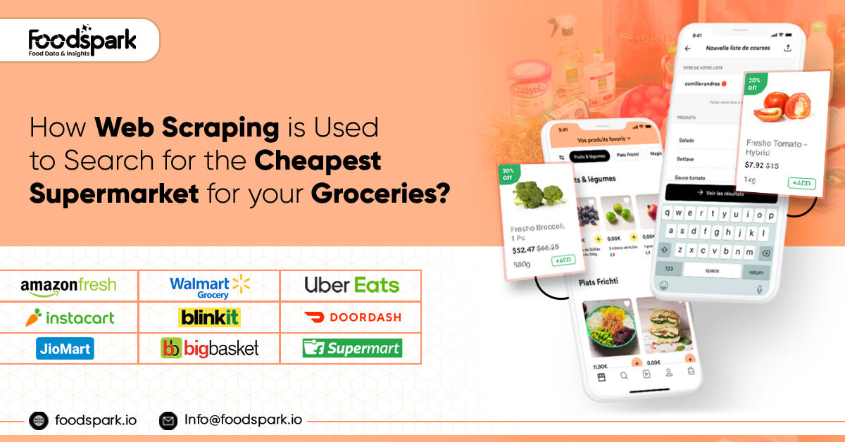 How Web Scraping is Used to Search for the Cheapest Supermarket for your Groceries?