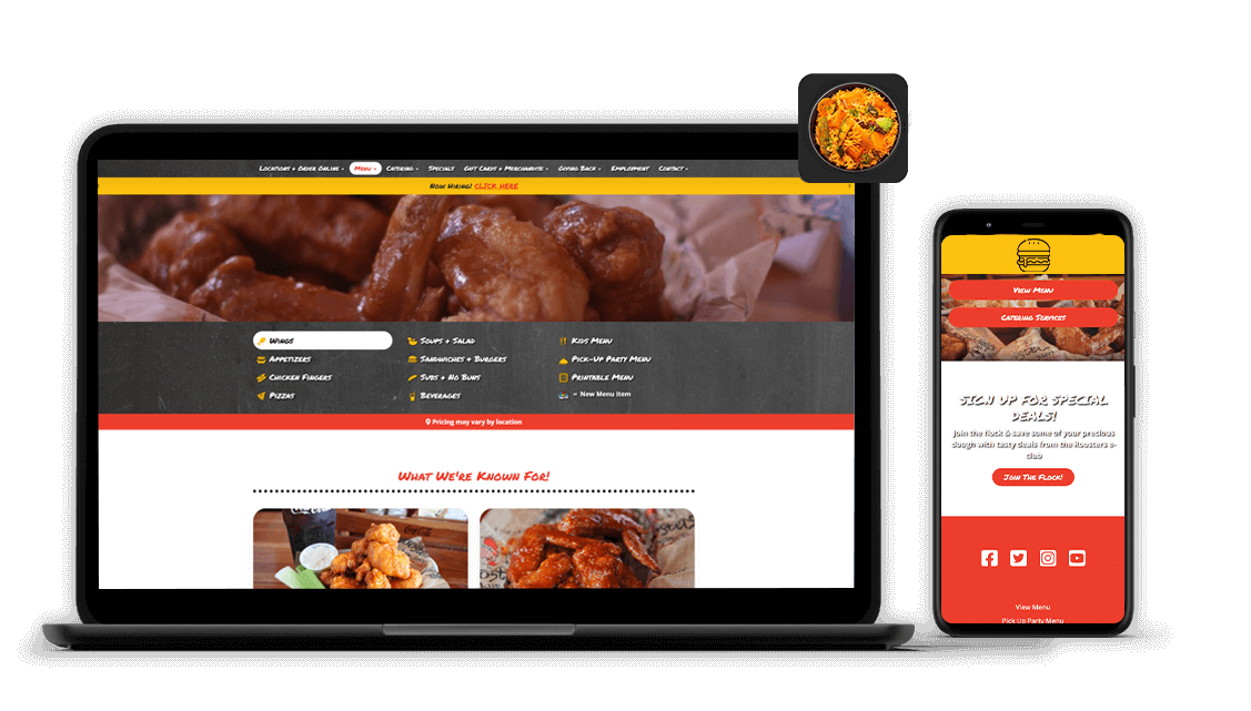 Roosters Restaurant Data Scraping To Get Structured Restaurant Data Extraction