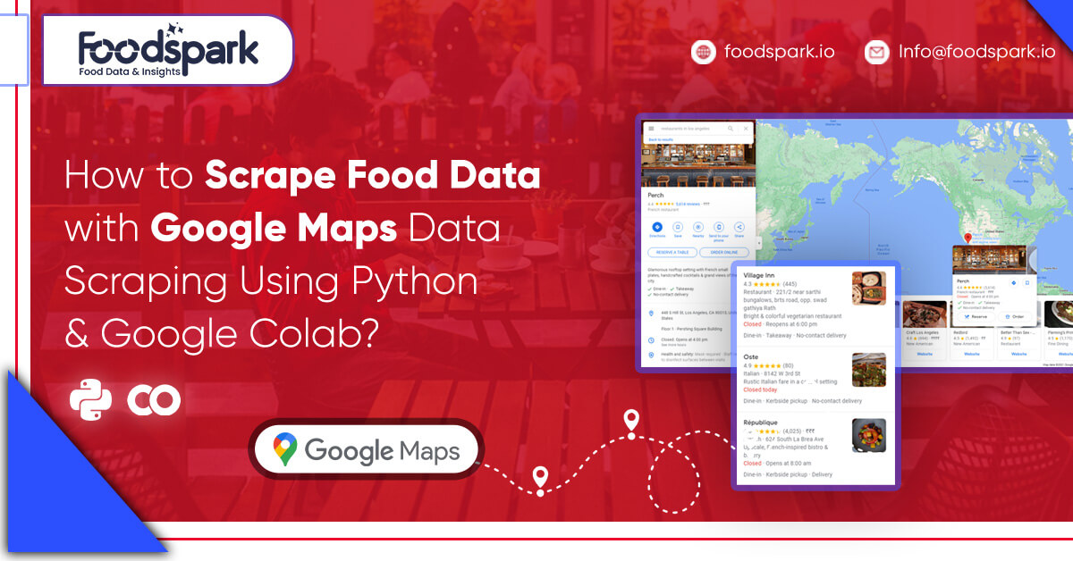 Guide To Scrape Food Data Using Python & Google Collab