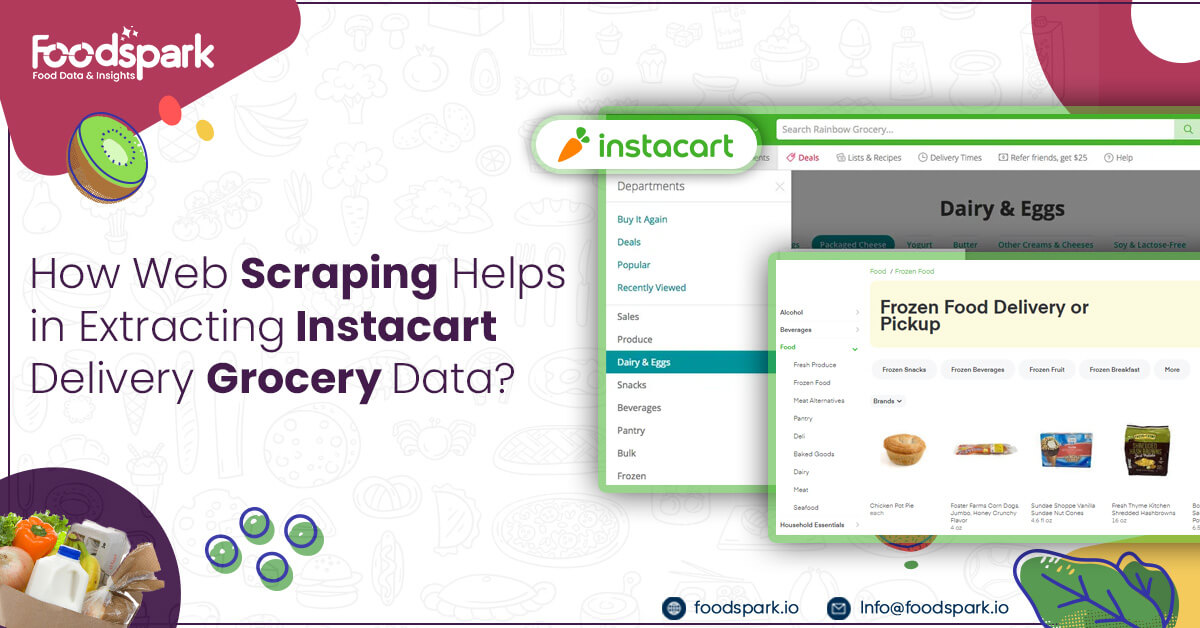 How Web Scraping Helps in Extracting Instacart Delivery Grocery Data?