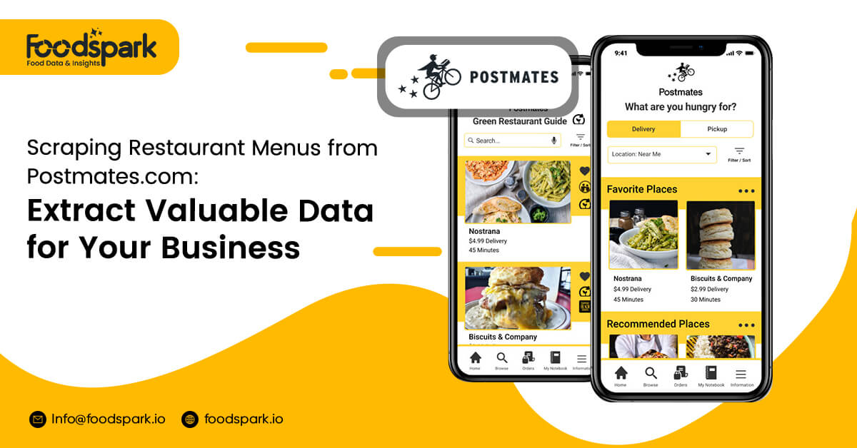 Scraping Restaurant Menus from Extract Valuable Data for