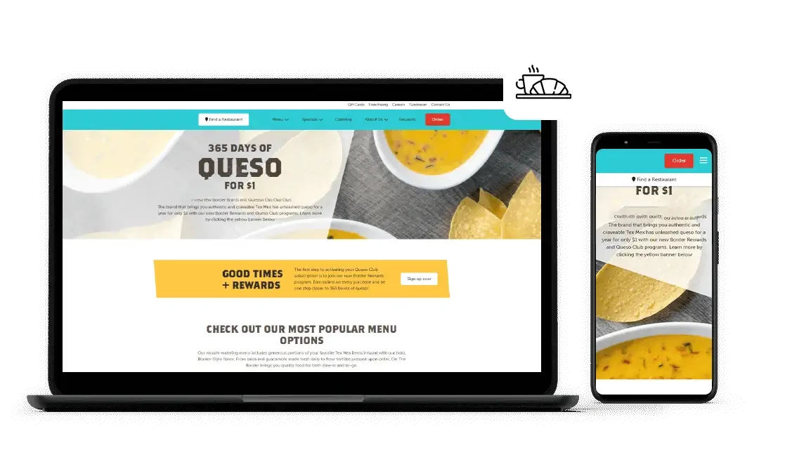 On The Border Mexican Grill & Cantina Restaurant Data Scraping To Get Structured Restaurant Data Extraction