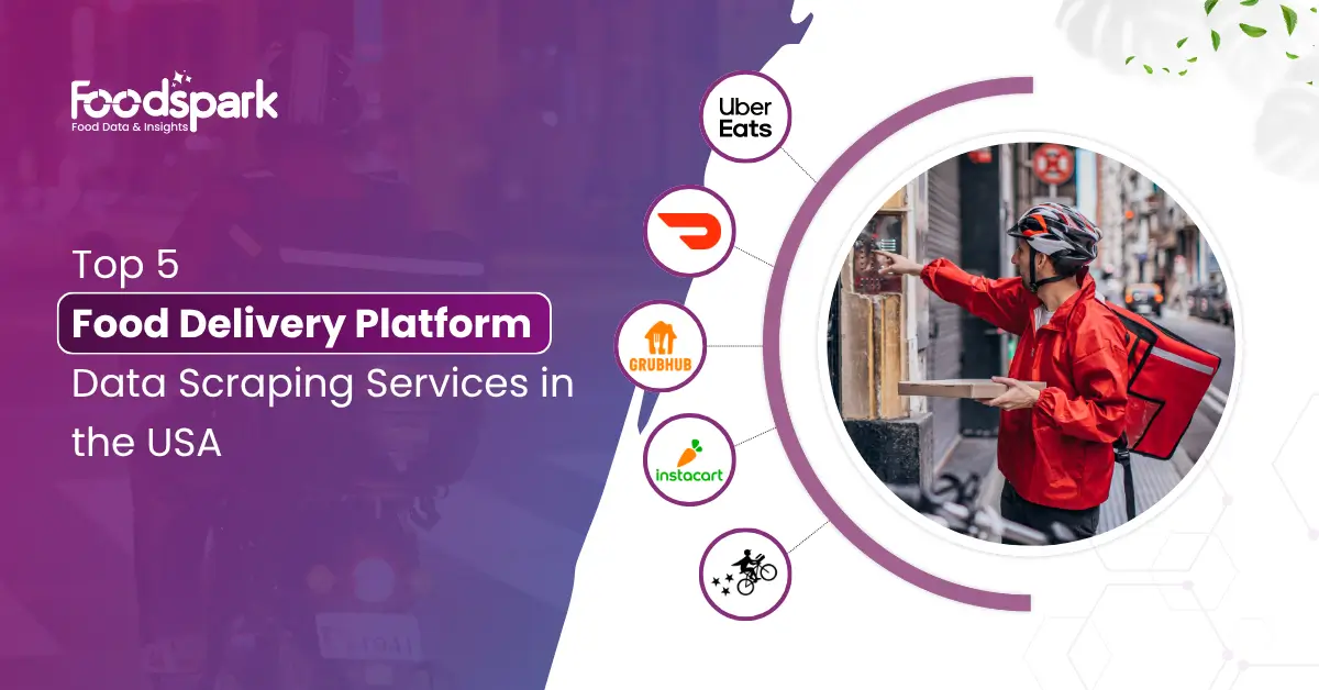 Top 5 Food Delivery Platform Data Scraping Services in the USA