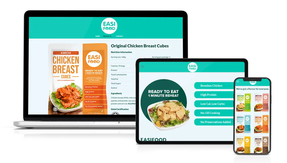 Easi food data scraping