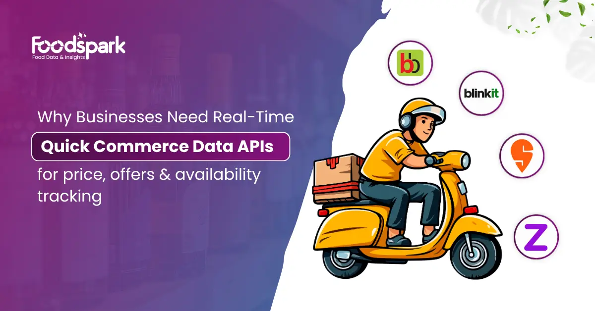 Why Businesses Need Real-Time Quick Commerce Data APIs for Price, Offers & Availability Tracking