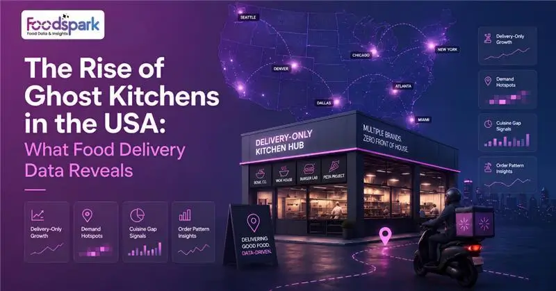 Ghost Kitchens in USA: Food Delivery Data Insights