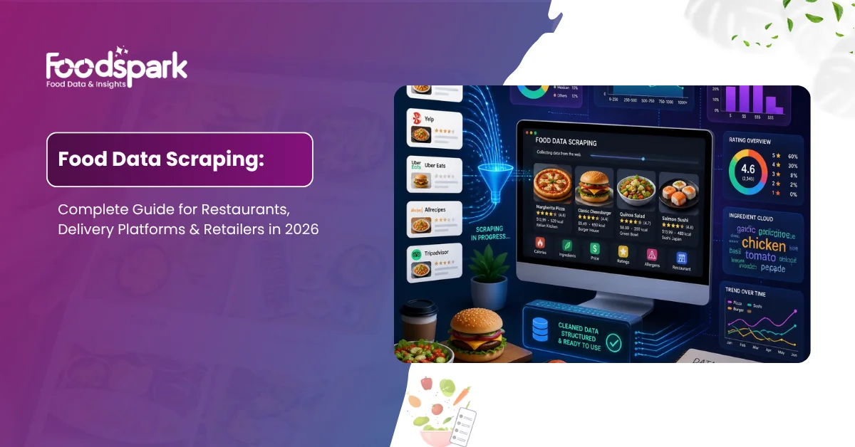 Food Data Scraping Complete Guide for Restaurants, Delivery Platforms & Retailers in 2026
