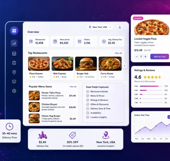 Food Delivery Data Scraping Services